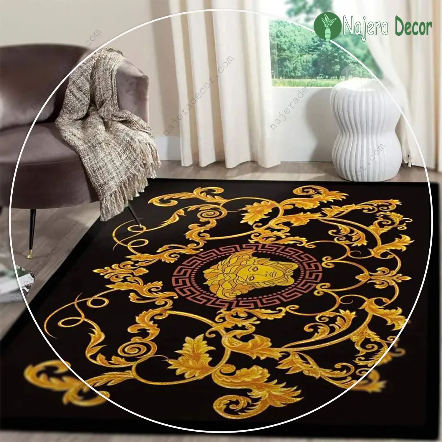 Versace fashion logo limited luxury brand rug carpet home decor 09